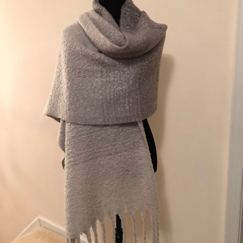 LARGE WRAP Gray Ombre 22"x80"